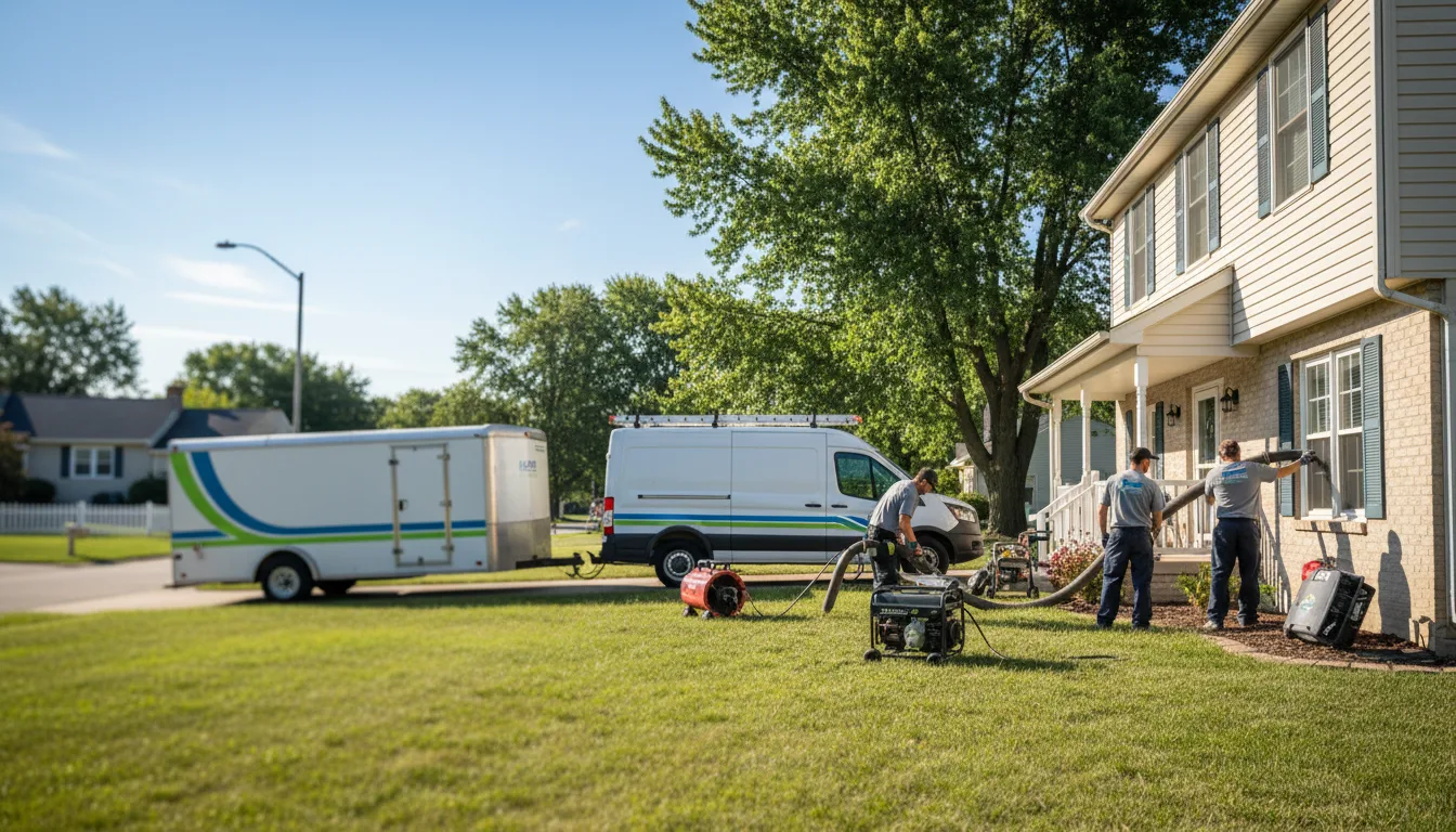 Flooded Basement Restoration And Cleanup With Repair in Fort Polk, LA near me